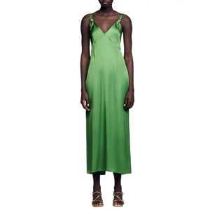 Cecile Fluid Satin Effect Dress